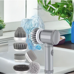 Mega Electric Spin Scrubber Cordless Spin Scrubber Brush Heads Electric Cleaning Brush Cleaning Tools