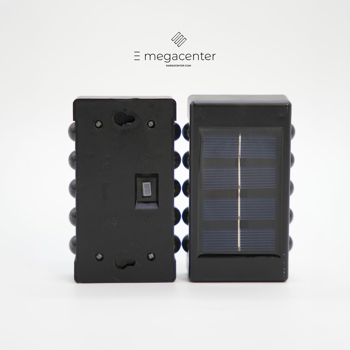 Smart Solar LED Wall Lamp with Dual Lighting Design and Intelligent Day-to-Night Sensor"